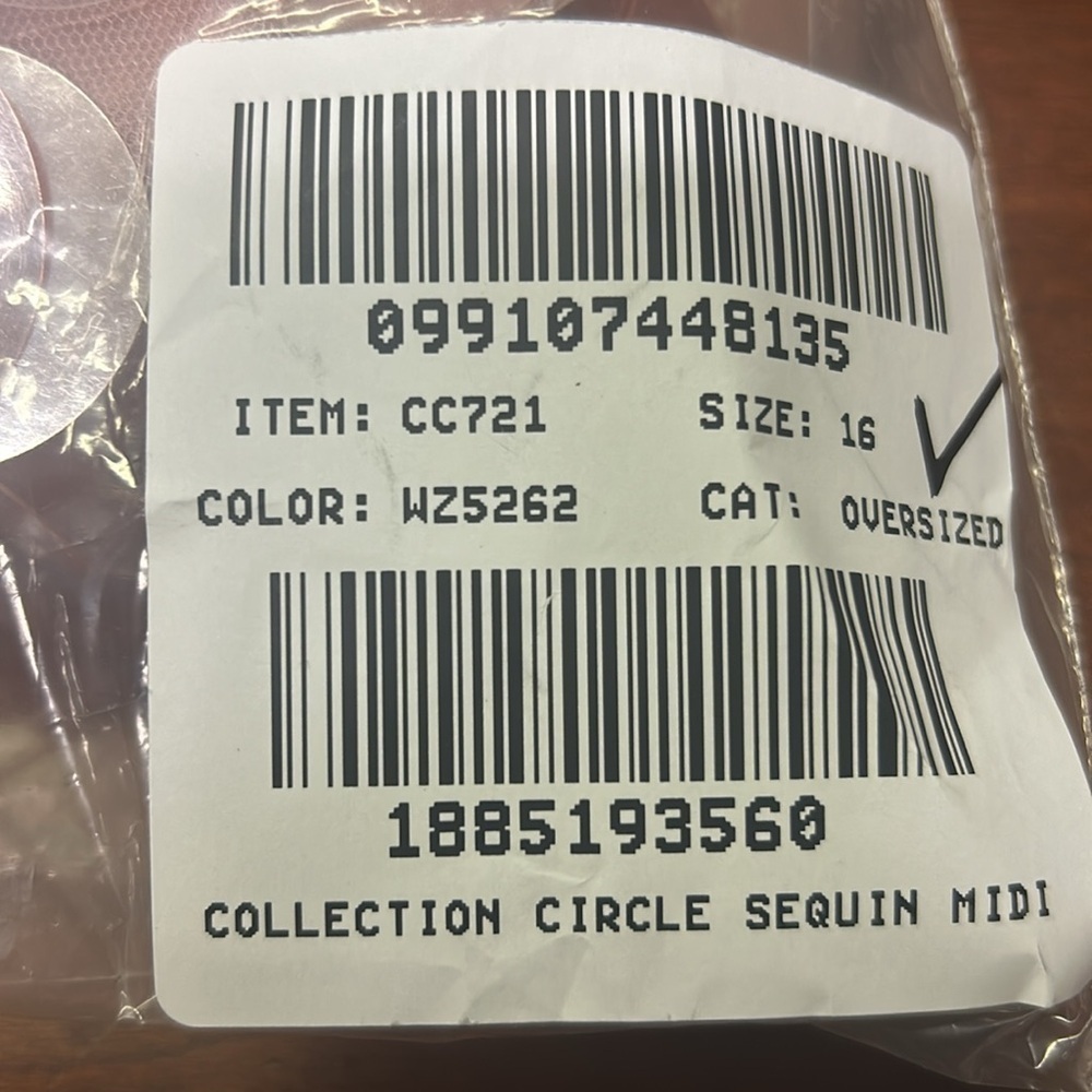 J. Crew Rose Gold Sequin Midi Slip Dress - Picture 6 of 6